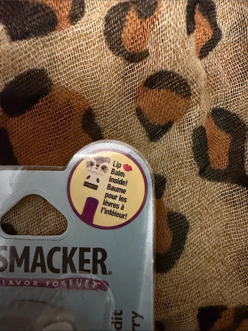 3/$15 🌸 Lip Smacker Lippy Pals Panda Lip Balm - Purple (Boysenberry) - Picture 4 of 4